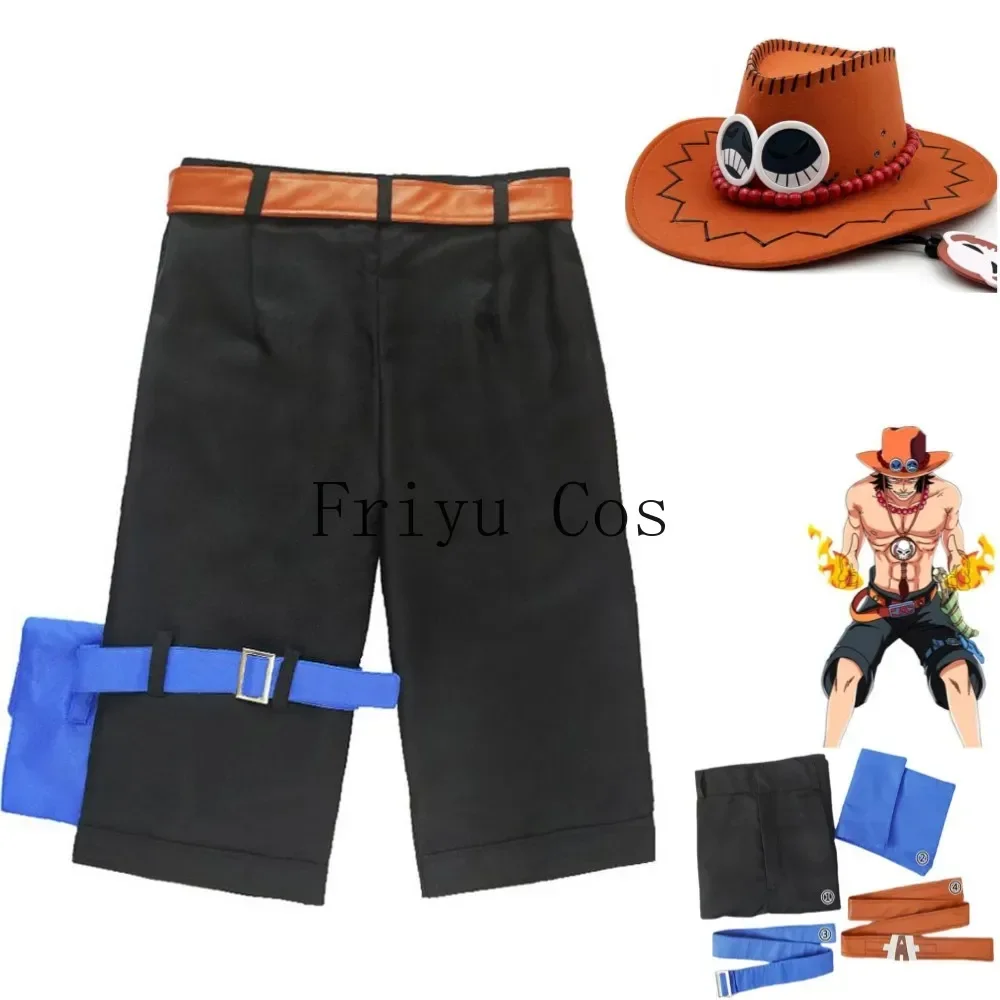 Men Accessories Kit - Kostium Cosplay Anime Portgas·D· Ace Piraci