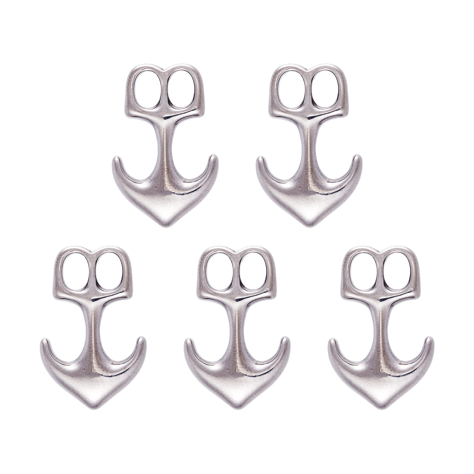 Men Accessories Jewellery - 5 szt. Zapięcia typu kotwica ze