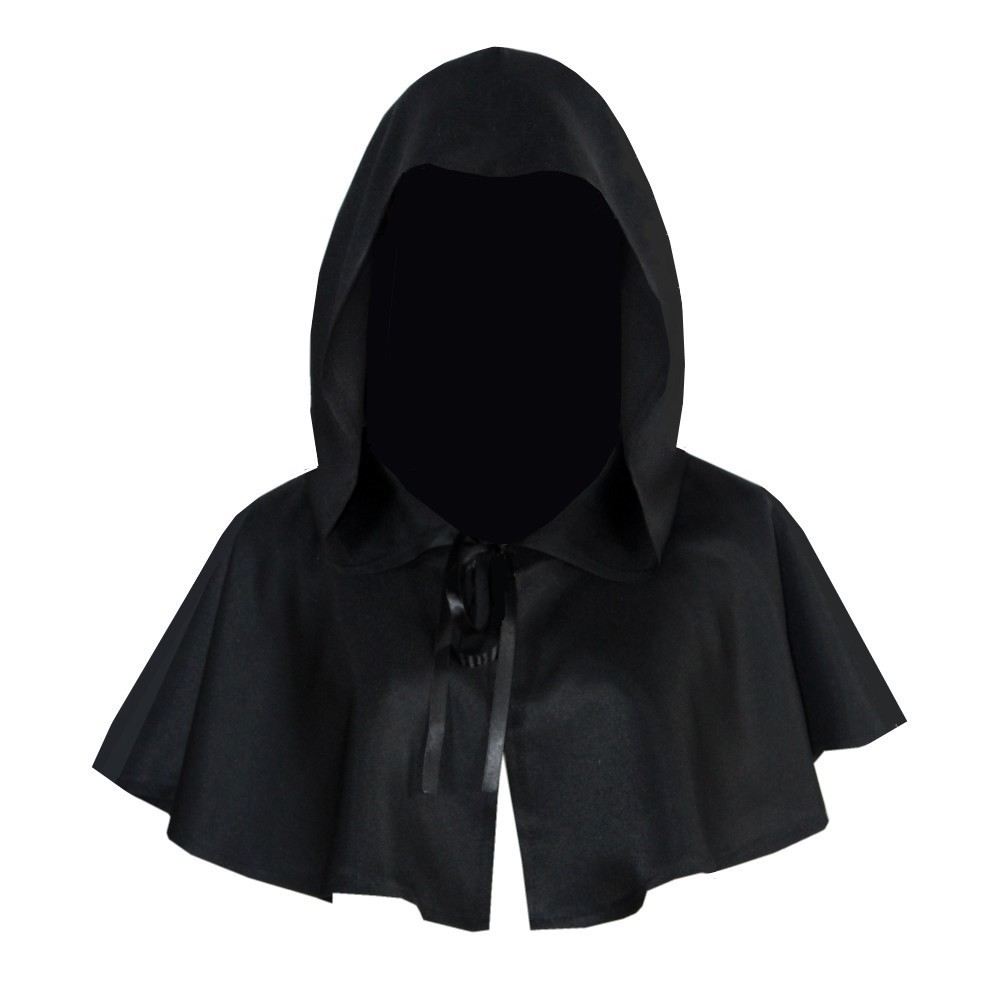Men Accessories Kit - Halloween Cosplay Płaszcz Śmierci Krótki Płaszcz