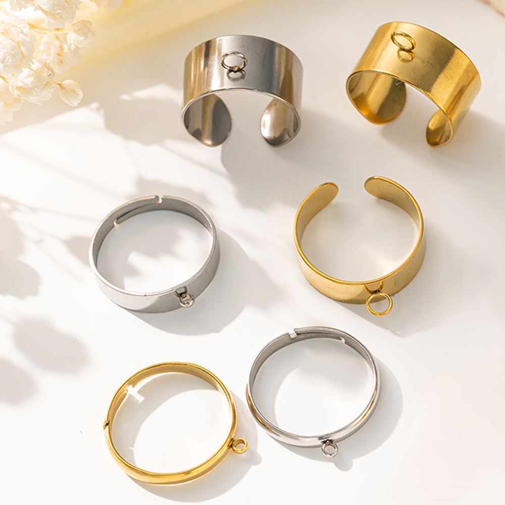 Men Accessories Jewellery - 5 sztuk/partia Otwarty Regulowany Pierścień ze