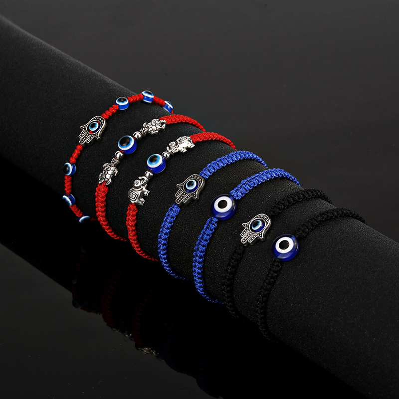Men Accessories Evil Eye - Noter Bransoletka męska Regulowana bransoletka Fatima