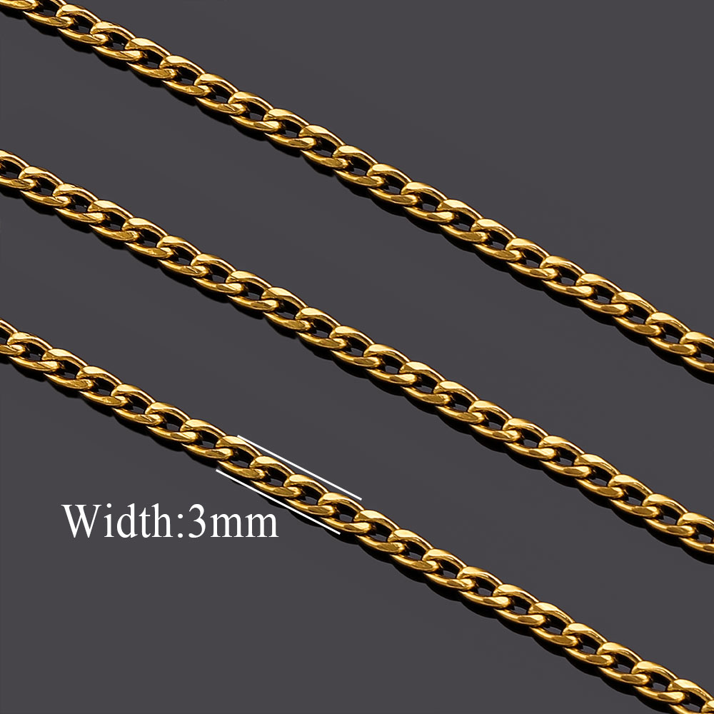 2-metrowe łańcuszki ze stali n – Men Accessories Jewellery recenzja i cena