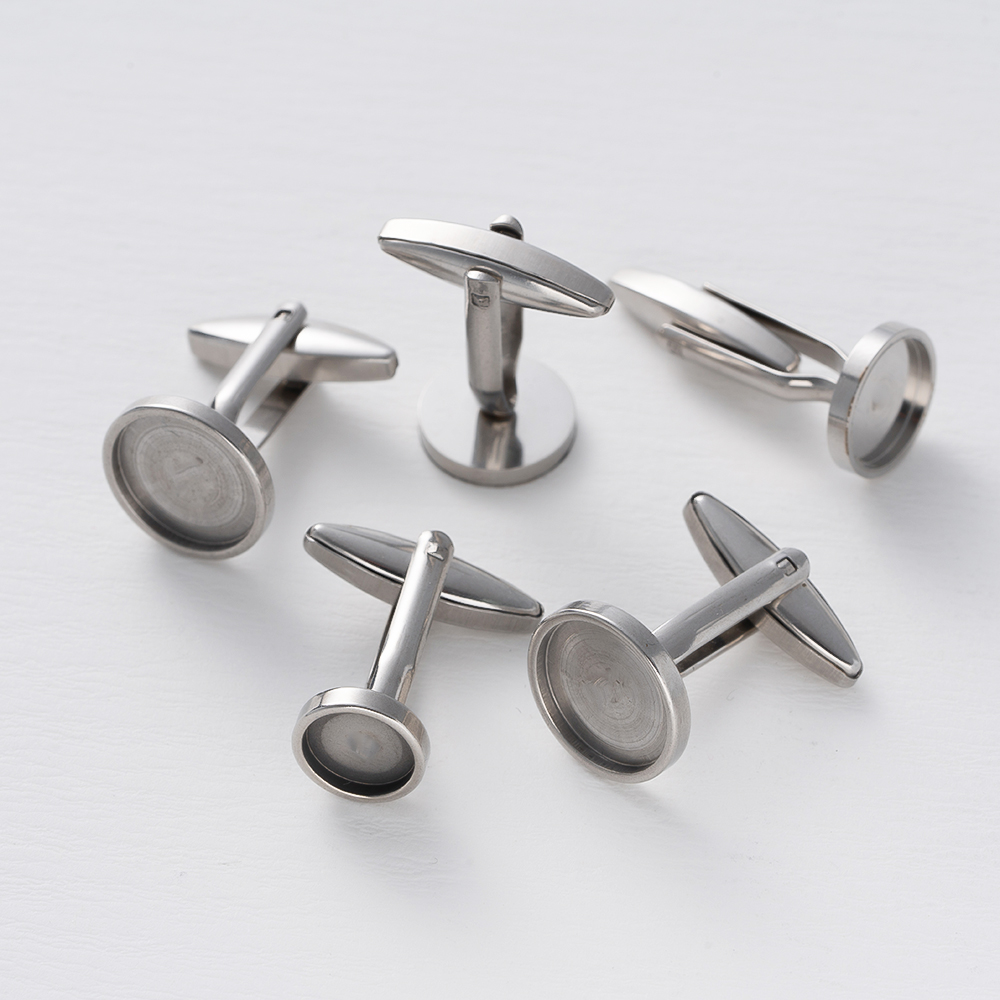 5 szt. Stalowe spinki do manki – Men Accessories Jewellery recenzja i cena