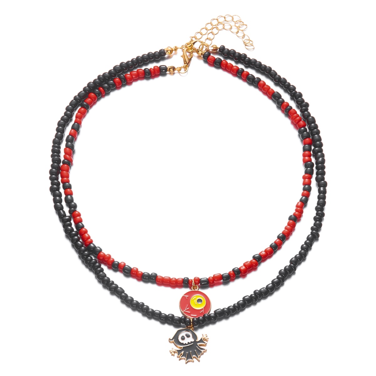 Naszyjnik z podwójną warstwą o – Men Accessories Evil Eye recenzja i cena