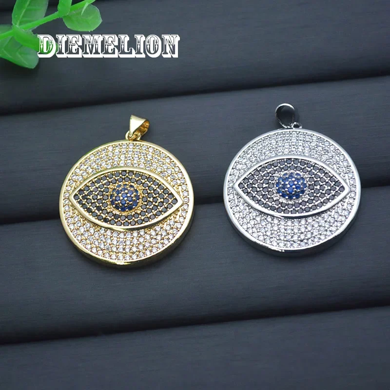 Duży Okrągły Pełny Wisiorek z  – Men Accessories Evil Eye recenzja i cena