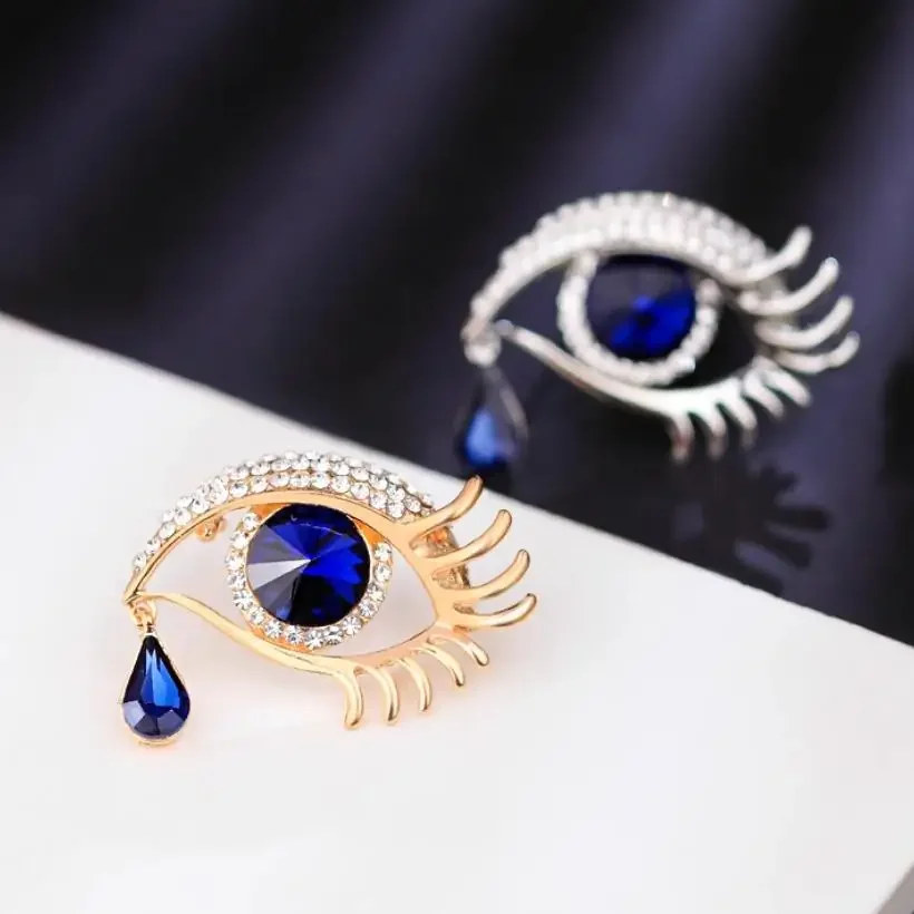 1 szt. Modna broszka z motywem – Men Accessories Evil Eye recenzja i cena
